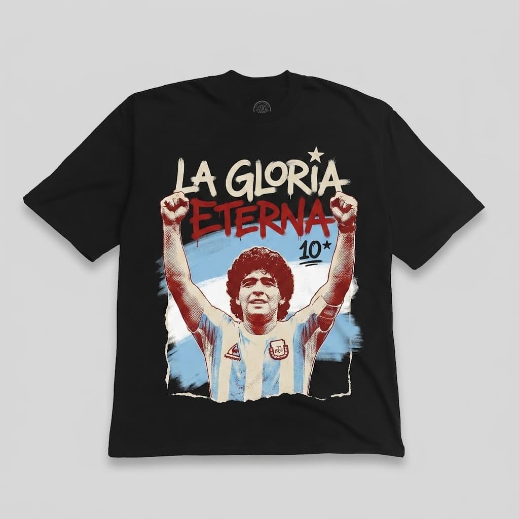 Remera Maradona — La Gloria Eterna